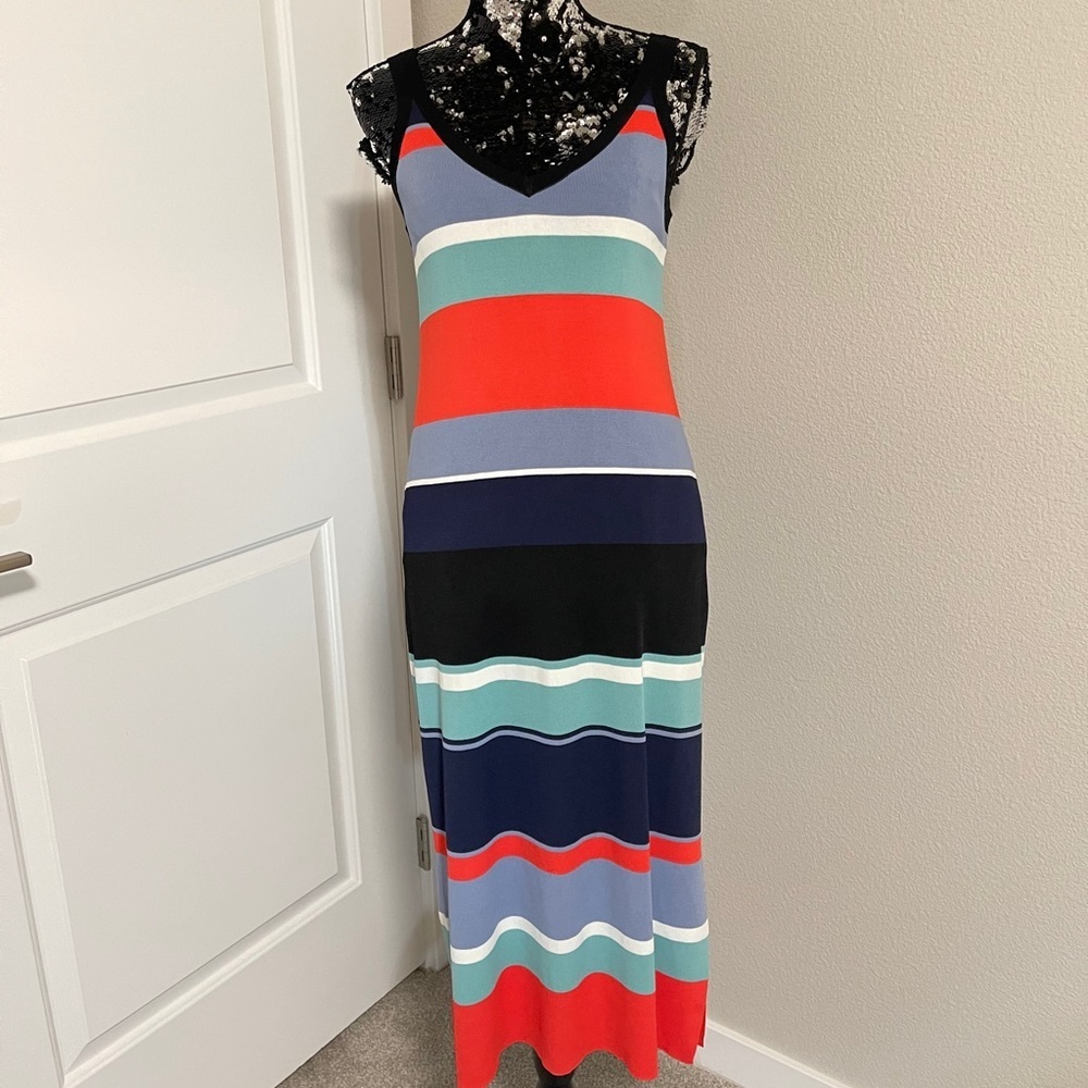Halogen Multi Stripe Dress - Picture 9 of 9
